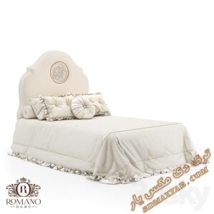 آبجکت تخت خواب کودک برای تری دی مکس شماره 7
