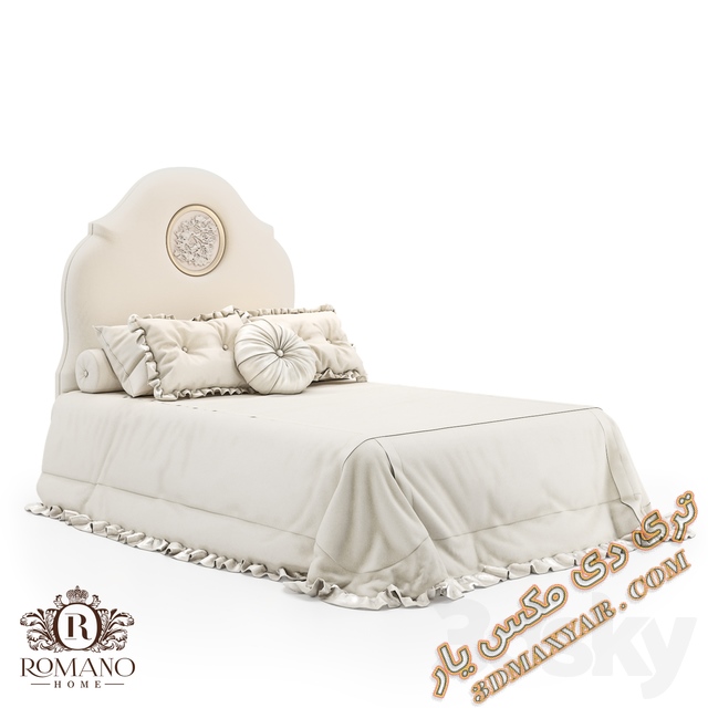 دانلود آبجکت تخت خواب کودک برای تری دی مکس - 3dmaxyar.com