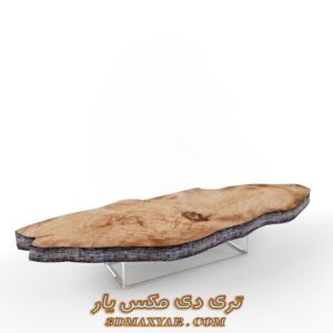 آبجکت میز چوبی (اسلب) برای تری دی مکس شماره 17
