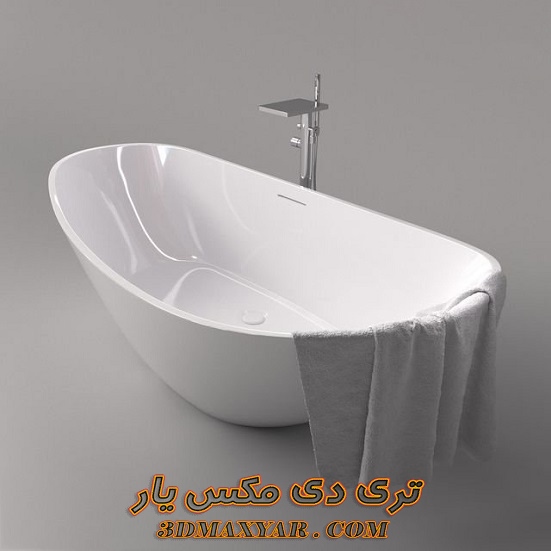 آبجکت وان حمام برای تری دی مکس -3dmaxyar.com