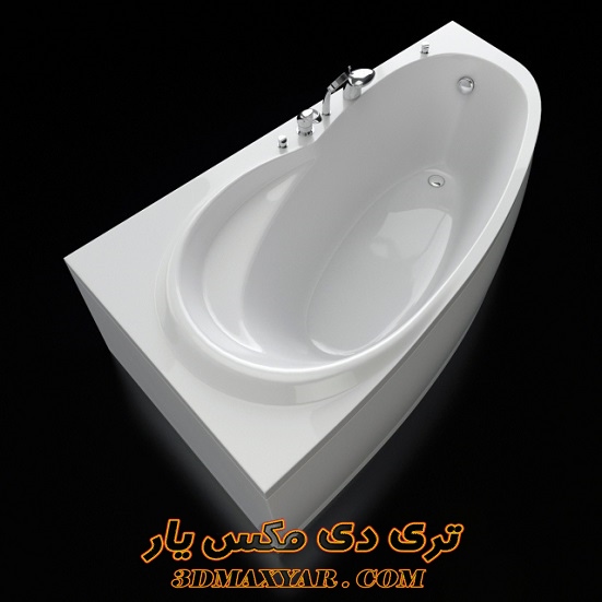 آبجکت وان حمام برای تری دی مکس -3dmaxyar.com