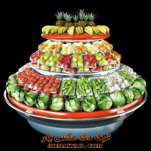 آبجکت قفسه میوه و سبزیجات برای تری دی مکس شماره 2
