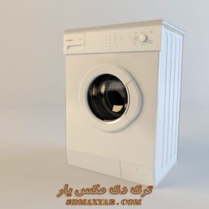 دانلود رایگان آبجکت ماشین لباسشویی برای تری دی مکس شماره 15