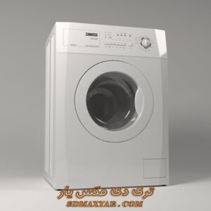 دانلود رایگان آبجکت ماشین لباسشویی برای تری دی مکس شماره 17