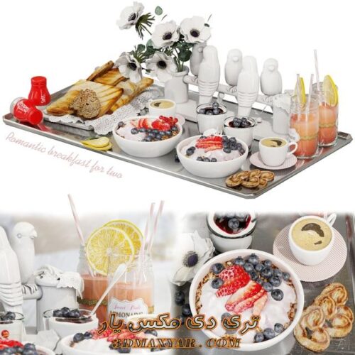 آبجکت مواد غذایی و ظروف آشپزخانه برای تری دی مکس شماره 165