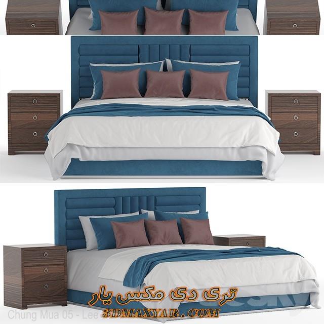 آبجکت تختخواب برای تری دی مکس -3dmaxyar.com