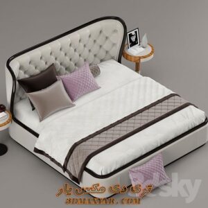 آبجکت تخت خواب برای تری دی مکس شماره 118