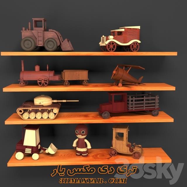 دانلود آبجکت عروسک و اسباب بازی برای تری دی مکس-3dmaxyar.com