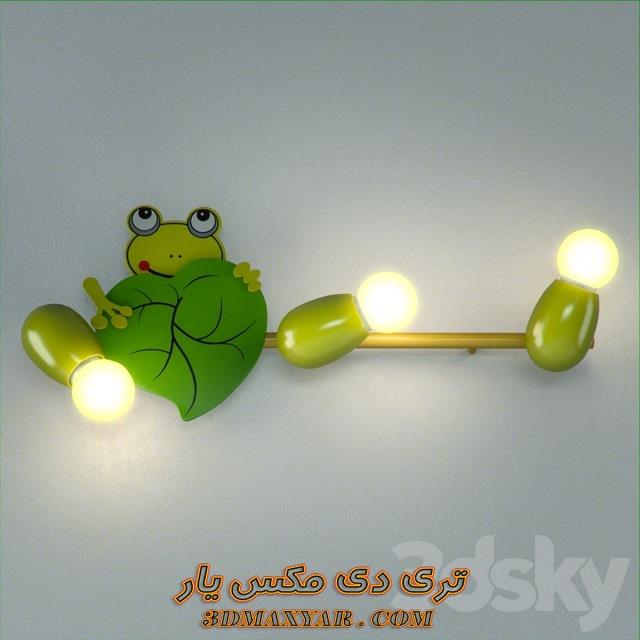 دانلود آبجکت لوازم روشنایی اتاق کودک برای تری دی مکس-3dmaxyar.com
