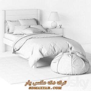 آبجکت تخت خواب برای تری دی مکس شماره 148