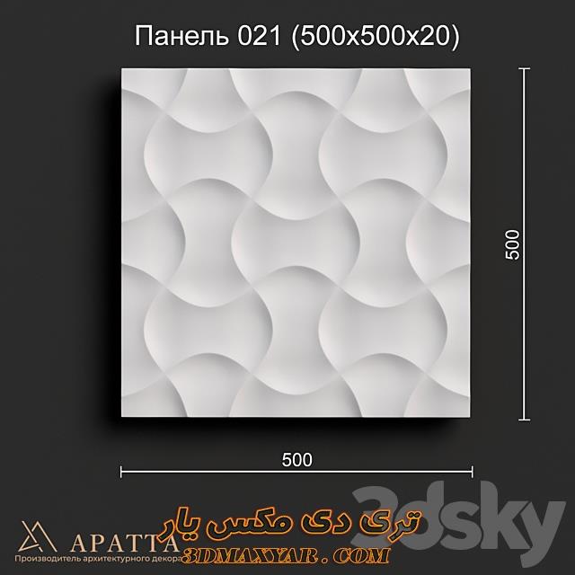 دانلود آبجکت پنل سه بعدی برای تری دی مکس-3dmaxyar.com