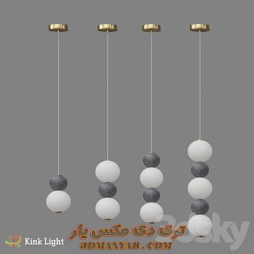 دانلود آبجکت لوستر و لامپ سقفی برای تری دی مکس شماره 118
