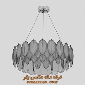 دانلود آبجکت لوستر و لامپ سقفی برای تری دی مکس شماره 116